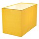 image 4 of Contemporary and Stylish Vivid Mustard Ochre Linen Fabric Rectangular Lamp Shade | Yellow | Ochre | 1