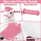 image 4 of COSTWAY 12V Unicorn Ride on Toy Ride on Pony Motorcycle Pink