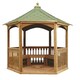 image 2 of Brompton Medium Tiled Gazebo - Pressure Treated Timber - L240 x W240 x H295 cm