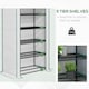 image 4 of Outsunny Widened Mini Greenhouse 5 Tier Green House, 193H x 90W x 49Dcm, Green