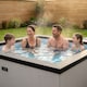 image 2 of Wave Garda 4 Person Eco Foam Hot Tub, Graphite Grey
