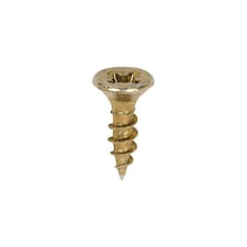 Timco - Classic Multi-Purpose Screws - PZ - Double Countersunk - Yellow (Size 3.5 x 12 - 200 Pieces)