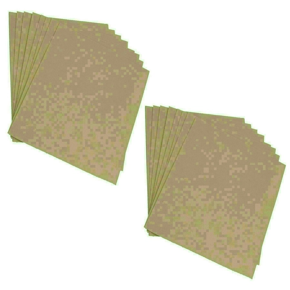 image 1 of 20pc Assorted Sandpaper Sanding Sheets For Metal Wood Plastic Coarse 60 Grit