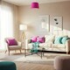 image 5 of Hot Pink Velvet Fabric 12 Inch Drum Lamp Shade with White Cotton Inner Pink
