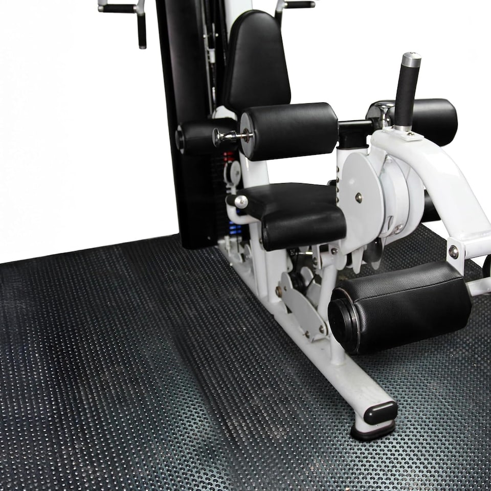 image 1 of Heavy Duty Rubber Gym Mat, 6ft x 4ft x 10mm, Black