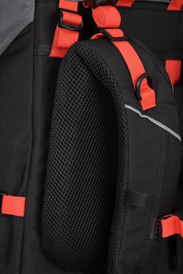 image 1 of Mountain Warehouse Carrion 80L Rucksack Padded Airmesh Hiking Camping Travel Backpack