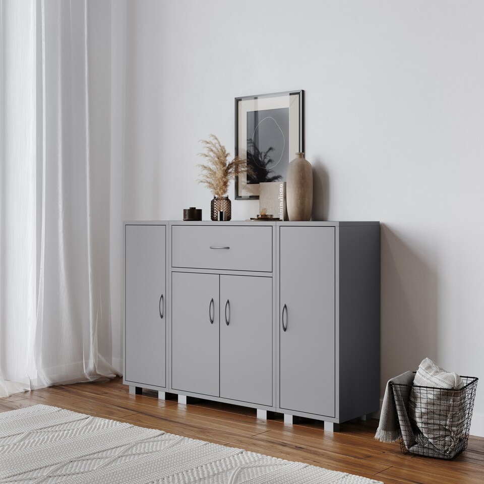 image 1 of Storage Combination- Double Side Cabinet | Grey | 0 x 0 x 0 | 3