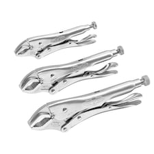 Irwin Vise-grip Curved Jaw Locking Pliers - Multi Colour - Set of 3 (5CR/7CR/10CR)