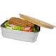 image 2 of Seasons Tite Bamboo Lunch Box - Silver/Brown - One Size