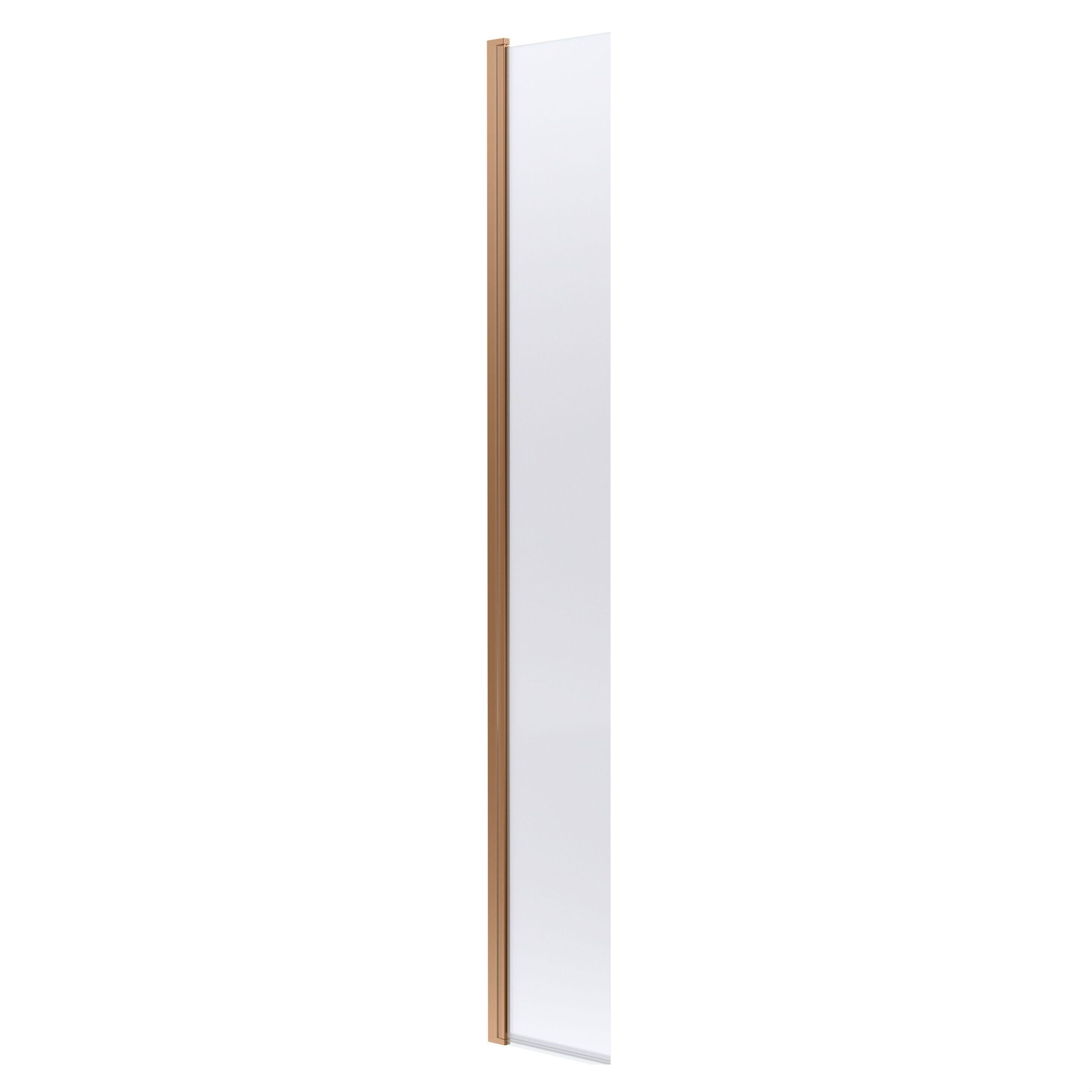 Balterley 1850mm Brushed Bronze Wetroom Screen