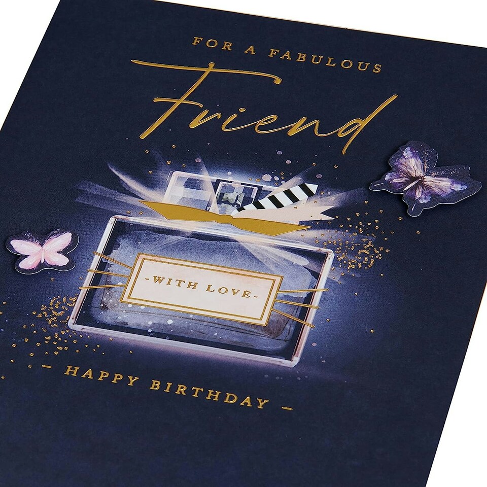 image 1 of Perfume Design Fabulous Friend Birthday Card