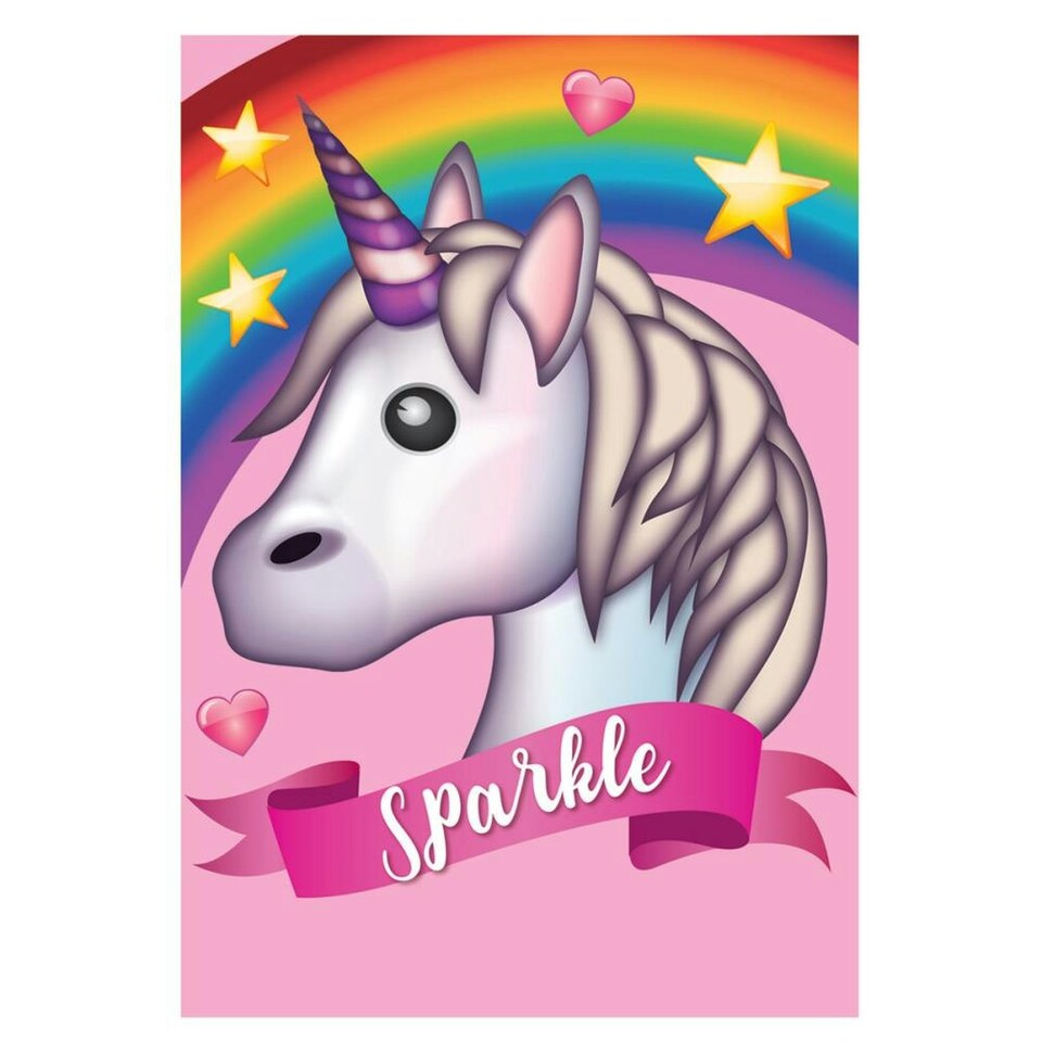 Gemma International Sparkle Unicorn Greetings Card - Multicoloured - One Size