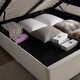 image 8 of 4ft6 Double Ottoman,Velvet fabric upholstered,lift up,storage,tall winged bed frame. Gas lift up, Boutique Hotel style, tall headend board, wing back