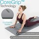 image 3 of Rubber Alignment Yoga Mat (4mm Thick) - Grey