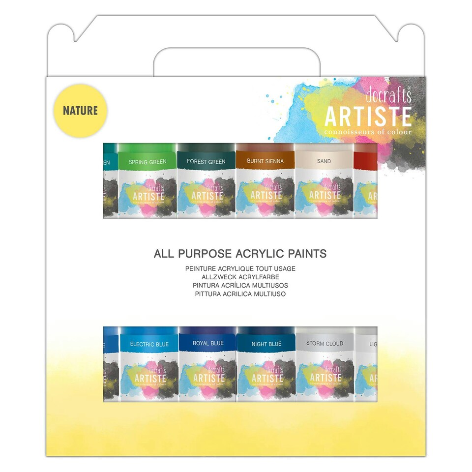 image 1 of Artiste Acrylic Pack (12 Pack), Nature, 2Oz