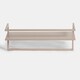 image 1 of OHS Towel Rail Bathroom Shelf Space Saving Storage Unit Wall Mounted