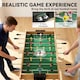 image 3 of SPORTNOW 4ft Table Football, Foosball Table Game for Adults, Natural Wood