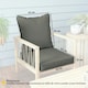 image 7 of Outsunny Garden Chair Cushion with Seat & Back Pad, CUSHION ONLY 