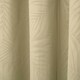 image 4 of OHS Leaf Print Thermal Blackout Eyelet Curtains, 90x90" - Sage Green