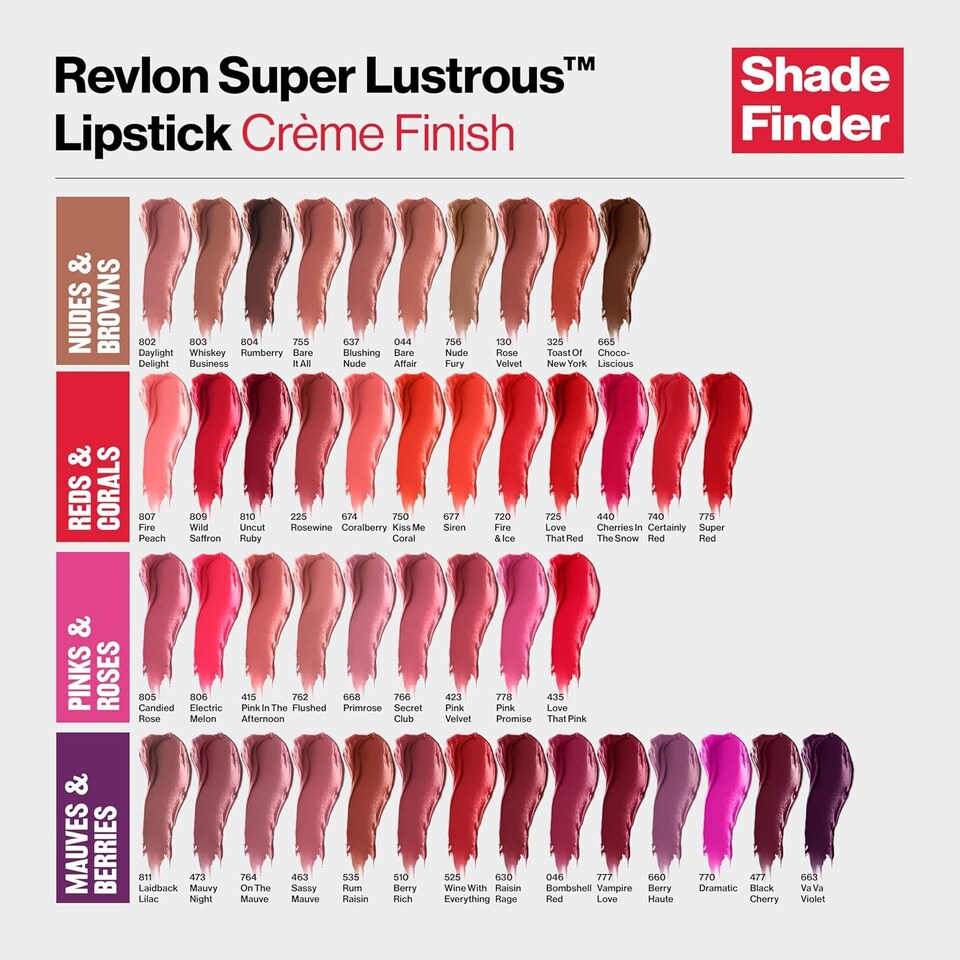image 1 of Revlon Super Lustrous Lipstick, Bare Affair Cream Moisture Rich Nude Lip Color