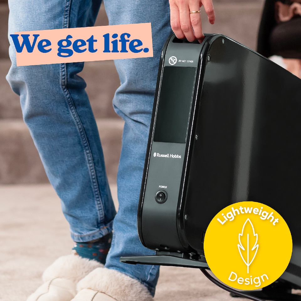 image 1 of Russell Hobbs RHCVHTF2004B Digital Convector Heater 2000W Electric Touch Panel Turbo Fan