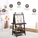 image 6 of COSTWAY 3 in 1 Kids Art Easel Double-Sided Blackboard Magnetic Whiteboard W/ Paper Roll