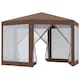 image 1 of Outsunny Hexagonal Garden Gazebo Party Tent Patio Marquee Canopy