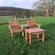 image 3 of Deluxe Companion Set, Love Seat - W160 x D160 x H98 - Fully Assembled