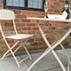 image 3 of VENICE Bistro Folding Set Champagne