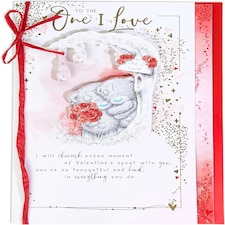 Bears By Tree One I Love Valentine's Day Card