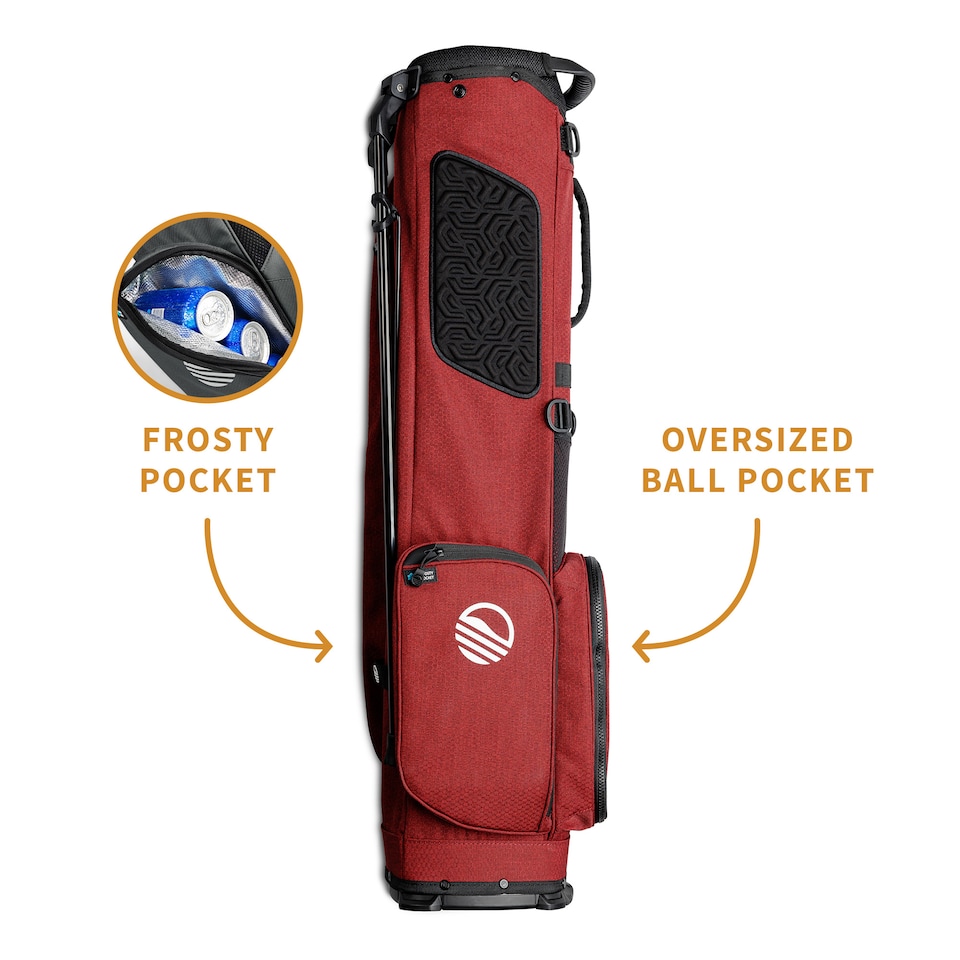 image 1 of El Camino Golf Bag - Ron Burgundy