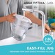 image 3 of Oria Water Filter Jug & 6 Evolve Filter Cartridges, 2.8L, White - Aqua Optima by Laica