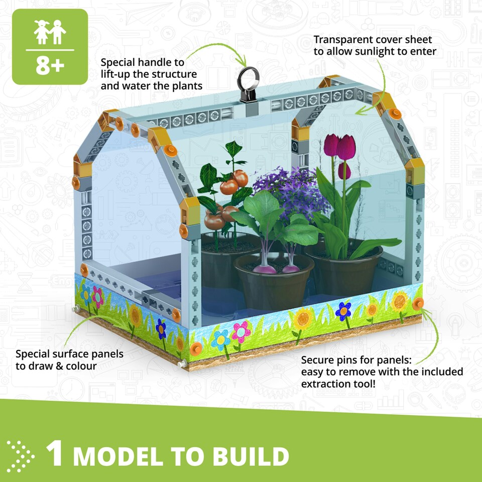 image 1 of Engino STEAM Labs How Greenhouses Work