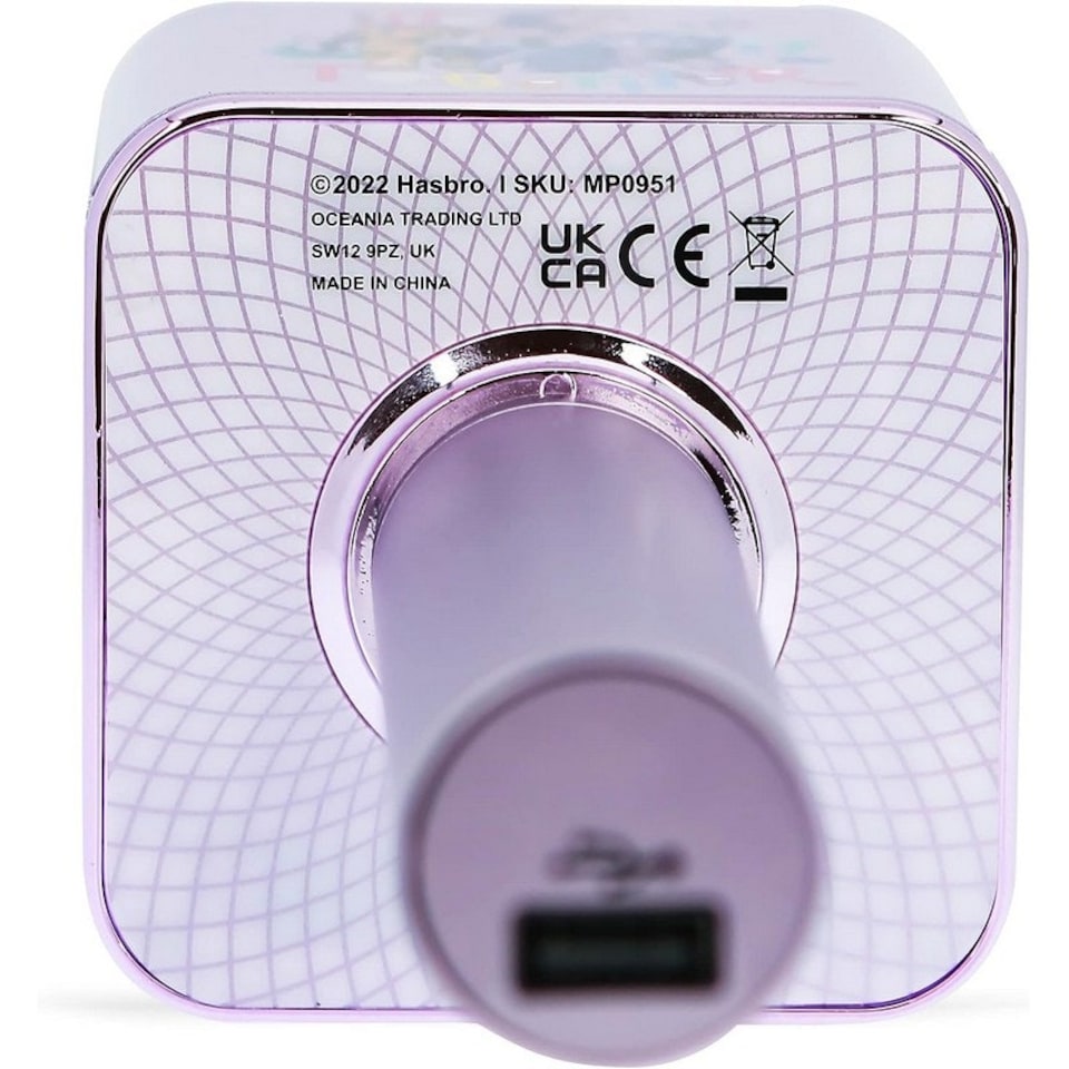 image 1 of My Little Pony Karaoke Microphone - Purple - One Size