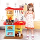 image 1 of My Little Chef Kitchen Play Set (Red) – 30-Piece Pretend Cooking Kit with Light & Sound Features  Educational Role Play Toy for Ages 3+