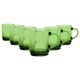 image 1 of Duralex Versailles Glass Coffee Mugs - 260ml - Green - Pack of 6