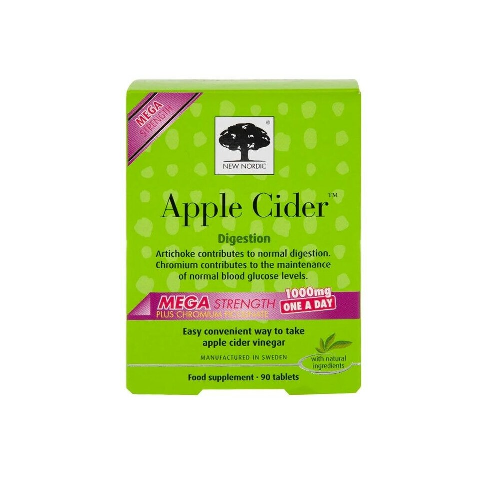 New Nordic Apple Cider Mega Strength 1000mg Tablets 90