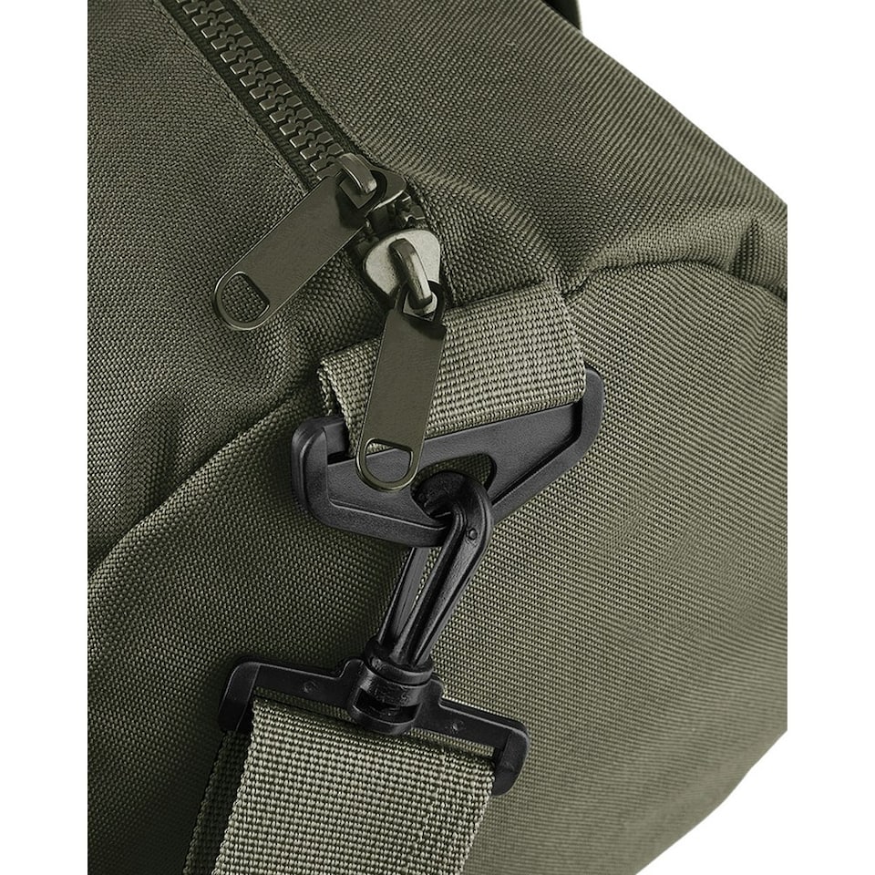 image 1 of Bagbase Plain Varsity Barrel / Duffle Bag (20 Litres) - Military Green/Military Green - One Size