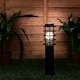 image 1 of ValueLights Wharf Modern Black Stainless Steel Outdoor Wired IP44 Garden Post Light