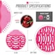 image 6 of Urinal Screen Splash Mats Scented Toilet Deodorizer and Urinal Splash Guards for Men’s Toilet