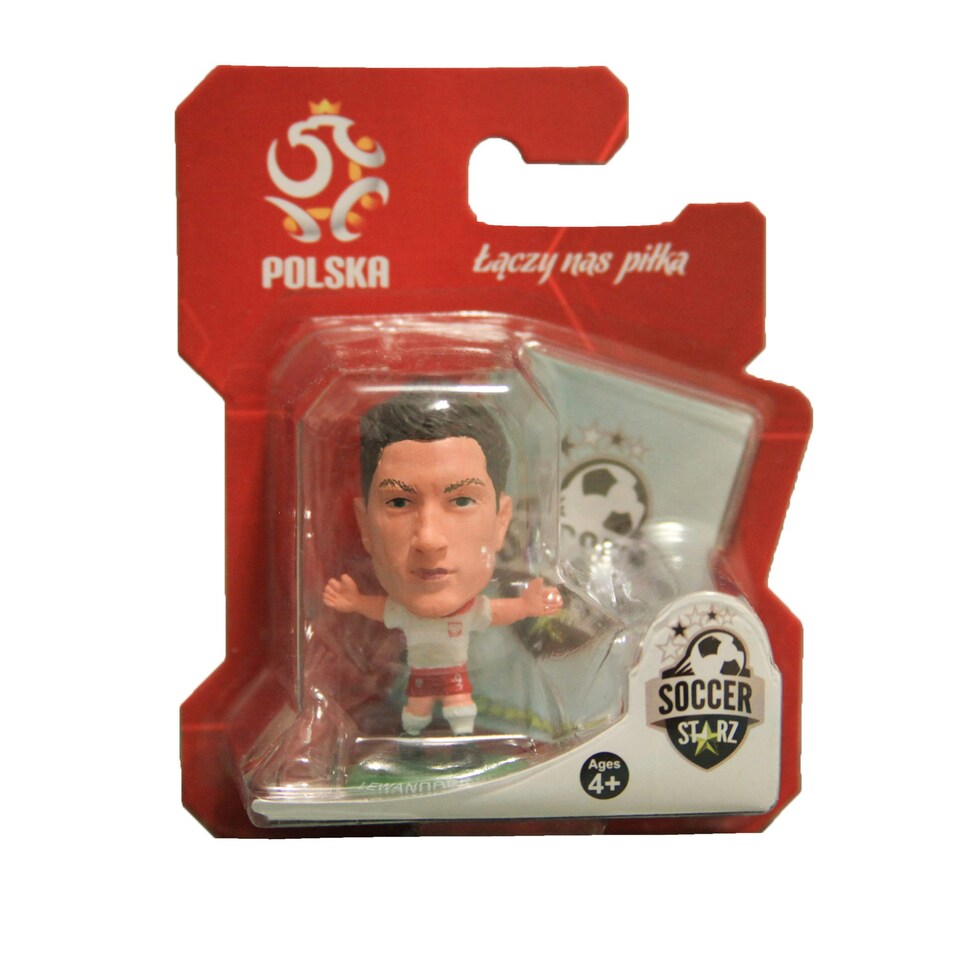 image 1 of Poland Robert Lewandowski SoccerStarz Figurine - White/Red - One Size