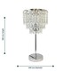 image 7 of First Choice Lighting Chrome and Acrylic Crystal Jewelled Table Lamp Chrome | Clear