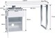 image 9 of Centurion Supports CALISTA Gloss White with Brushed Steel Legs 3-Drawer Contemporary Home Office Computer Desk | White | White | 1