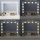 image 6 of White Dressing Table Hollywood LED Mirror Makeup Desk Vanity Table Bedroom Furniture White