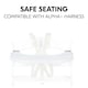 image 4 of Hauck Alpha Click Tray - White