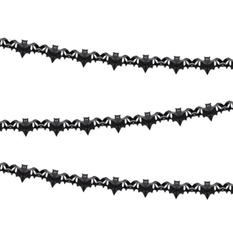 Halloween Bats Paper Garland Hanging Decoration 4m
