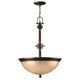 image 1 of Mayflower 3 Light Ceiling Pendant Bronze, E27
