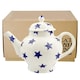 image 3 of Tea Pot: 1.6 Litre Emma Bridgewater Blue Star 4 Mug Teapot Boxed, Ceramic