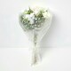 image 4 of Homescapes Artificial White Bouquet of Gerbera Daisies and Daffodils