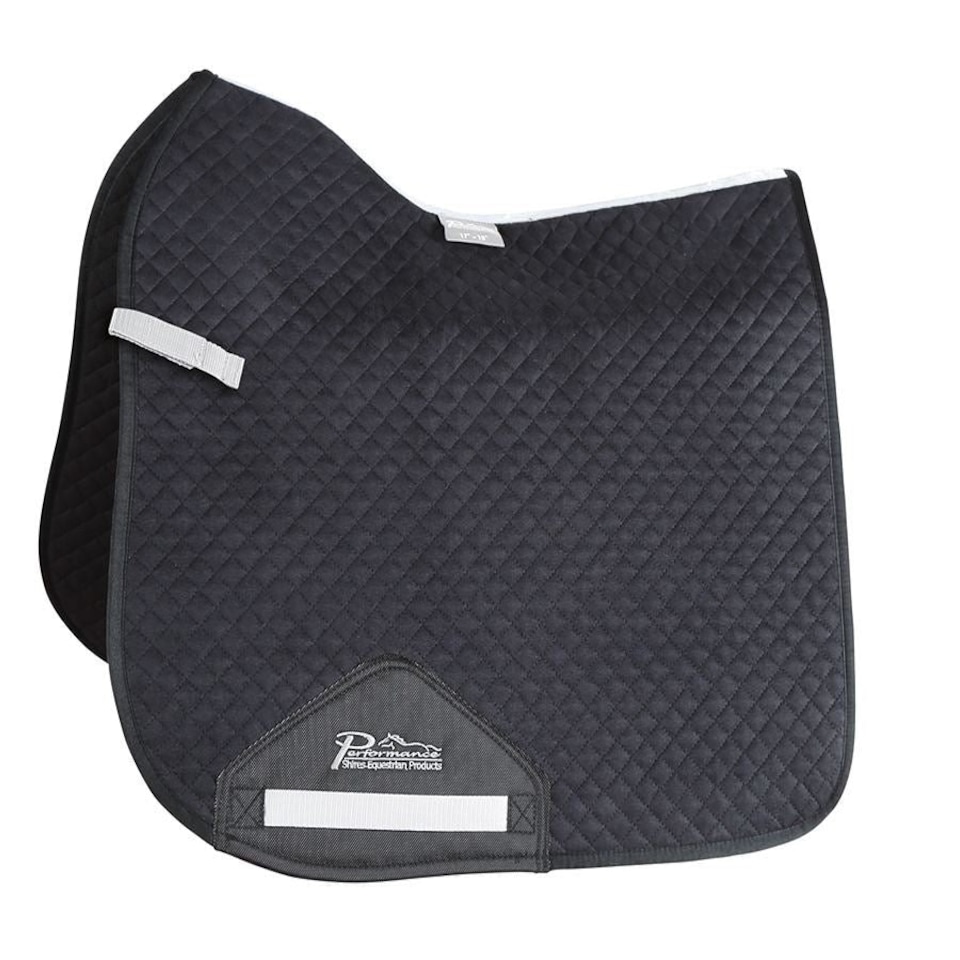 image 1 of Shires Performance Dressage Saddlecloth Red | Size: 17-18 Inch
Colour: Raspberry
